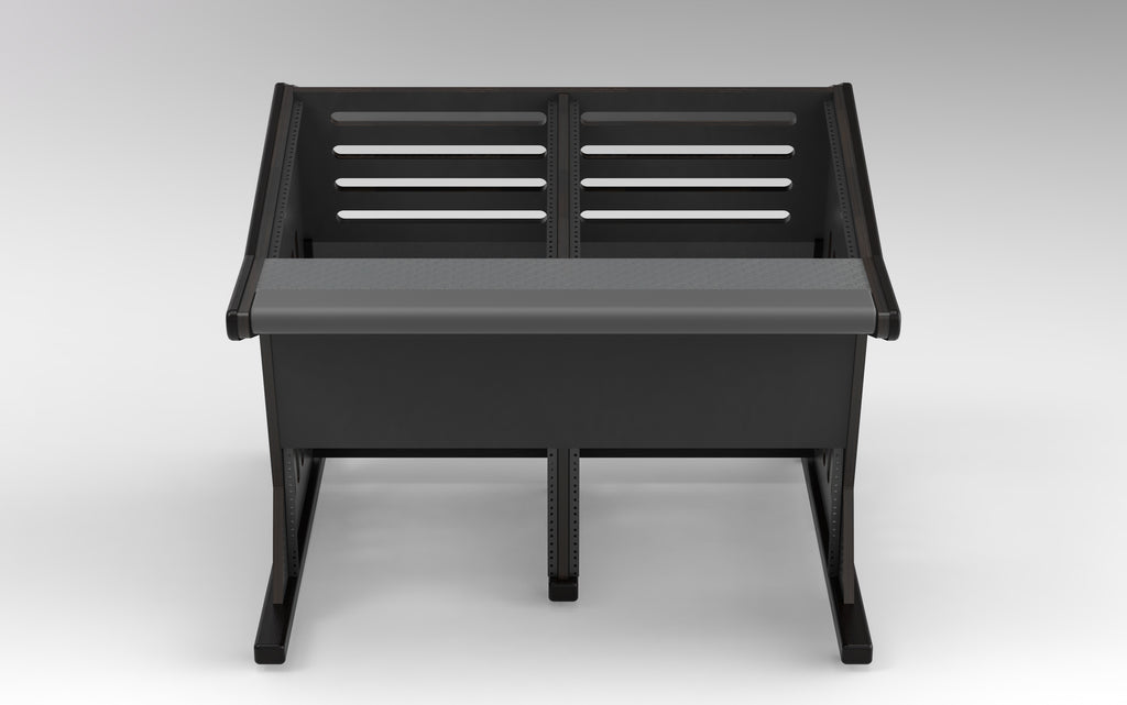 VERNE ベルン VST MAESTRO SYSTEM TABLE Ver.1 Zaor Maestro Solo Studio Desk (Silver) | FrontEndAudio.com