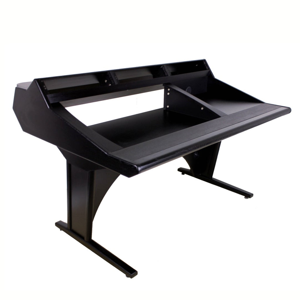 MUCHO WORKS アルペジオ Marea X32 Studio desk, real wood, full integration of X32 mixer +